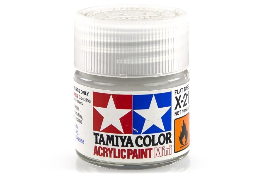 Tamiya Acrylic Mini X-21 Flat Base