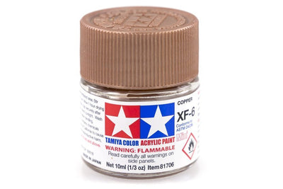 Tamiya Acrylic Mini Xf-6 Copper - [Sunshine-Coast] - Tamiya - [RC-Car] - [Scale-Model]