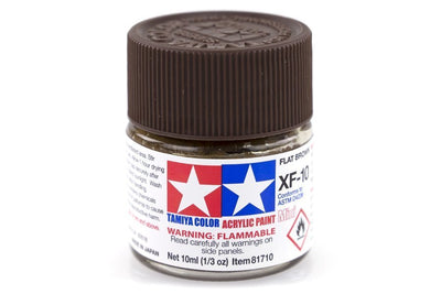 Tamiya Acrylic Mini XF-10 Flat Brown - [Sunshine-Coast] - Tamiya - [RC-Car] - [Scale-Model]