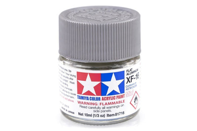 Tamiya Acrylic Mini Xf-16 Flat Aluminum - [Sunshine-Coast] - Tamiya - [RC-Car] - [Scale-Model]