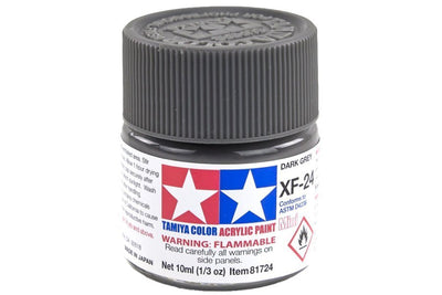 Tamiya Acrylic Mini Xf-24 Dark Grey - [Sunshine-Coast] - Tamiya - [RC-Car] - [Scale-Model]