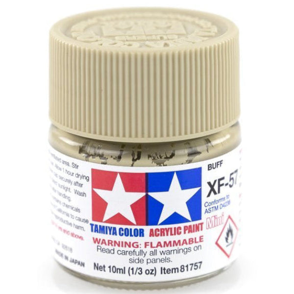Tamiya Acrylic Mini Xf-57 Buff - [Sunshine-Coast] - Tamiya - [RC-Car] - [Scale-Model]
