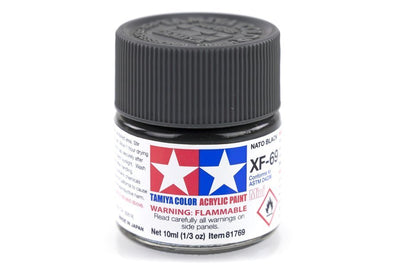 Tamiya Acrylic Mini Xf-69 Nato Black - [Sunshine-Coast] - Tamiya - [RC-Car] - [Scale-Model]