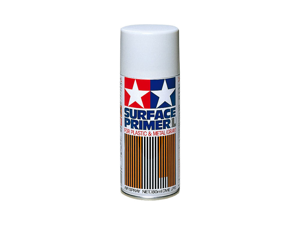 Tamiya SURFACE PRIMER L FOR PLASTIC & METAL (GRAY) 180ml