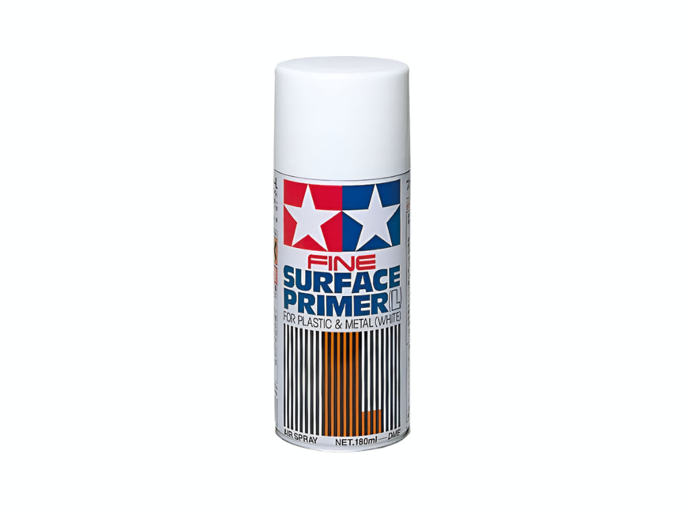 Tamiya FINE SURFACE PRIMER L FOR PLASTIC & METAL (WHITE) 180ml