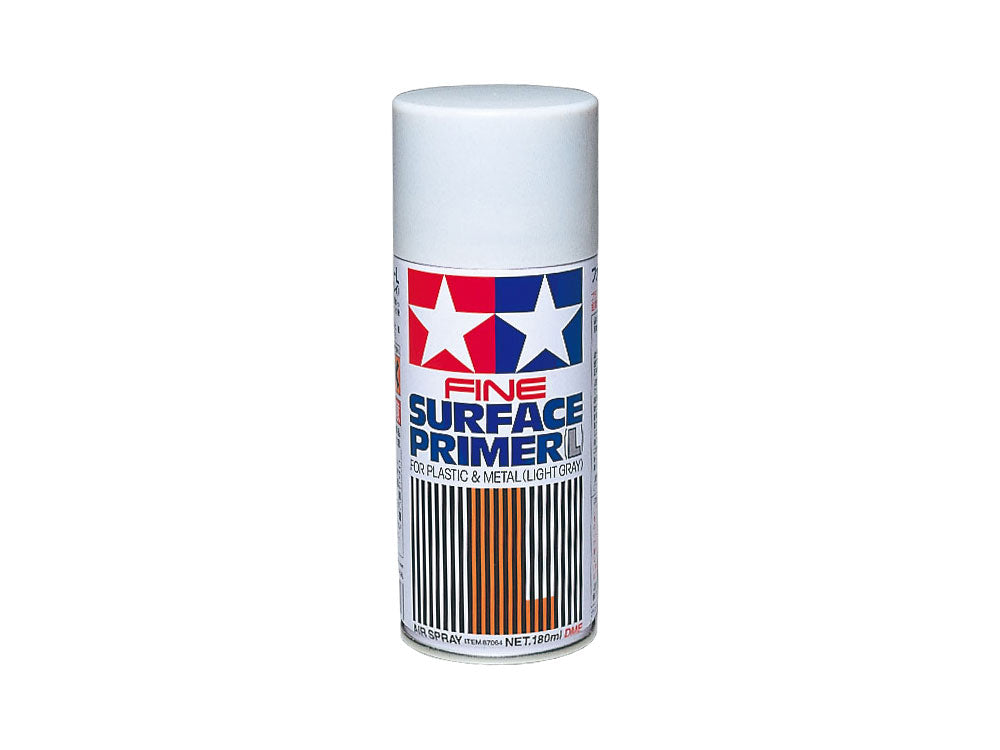 Tamiya FINE SURFACE PRIMER L FOR PLASTIC & METAL (LIGHT GRAY) 180ml