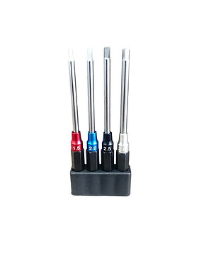 Power driver hex tips 1.5 / 2.0 / 2.5 / 3.0 with colour collar