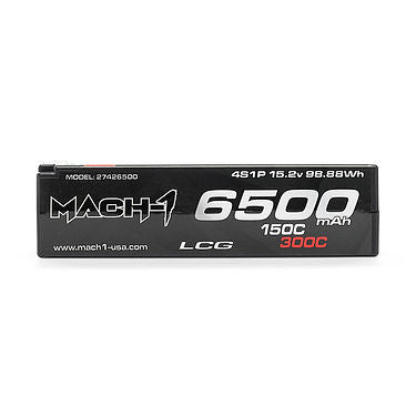 Mach-1 Racing 4S 15.2V - 6500Mah Titanium Series Lcg Hiv Lipo