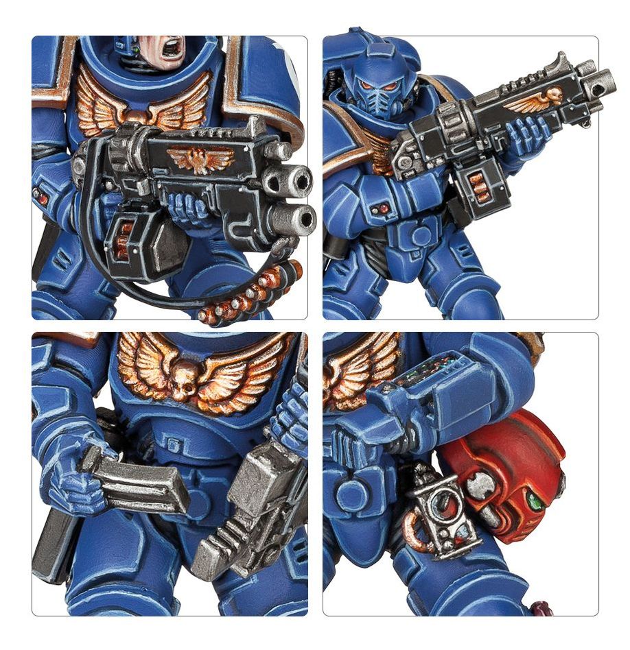 Warhammer 40000 - Space Marines- Intercessors 2020 - [Sunshine-Coast] - Games Workshop - [RC-Car] - [Scale-Model]