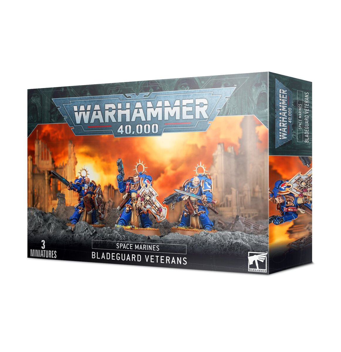 Warhammer 40000 - Space Marines- Bladeguard Veterans - [Sunshine-Coast] - Games Workshop - [RC-Car] - [Scale-Model]