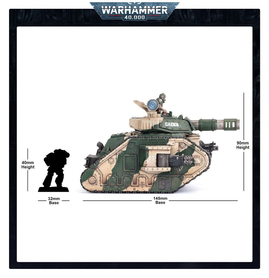 Warhammer 40000 -Astra Militarum - Leman Russ Battle Tank - [Sunshine-Coast] - Games Workshop - [RC-Car] - [Scale-Model]