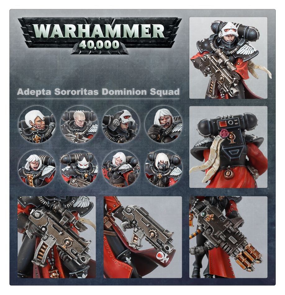 Warhammer 40000 - Adepta Sororitas - Battle Sisters Squad - [Sunshine-Coast] - Games Workshop - [RC-Car] - [Scale-Model]