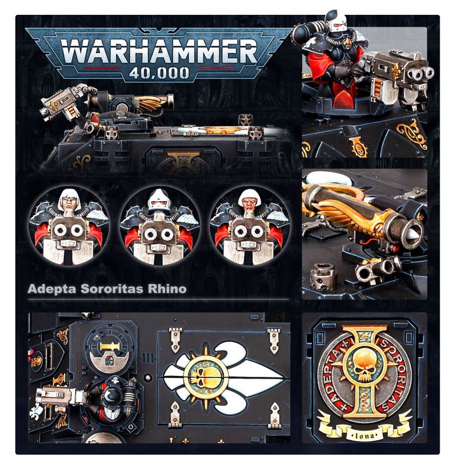 Warhammer 40000 - Adepta Sororitas - Combat Patrol - [Sunshine-Coast] - Games Workshop - [RC-Car] - [Scale-Model]