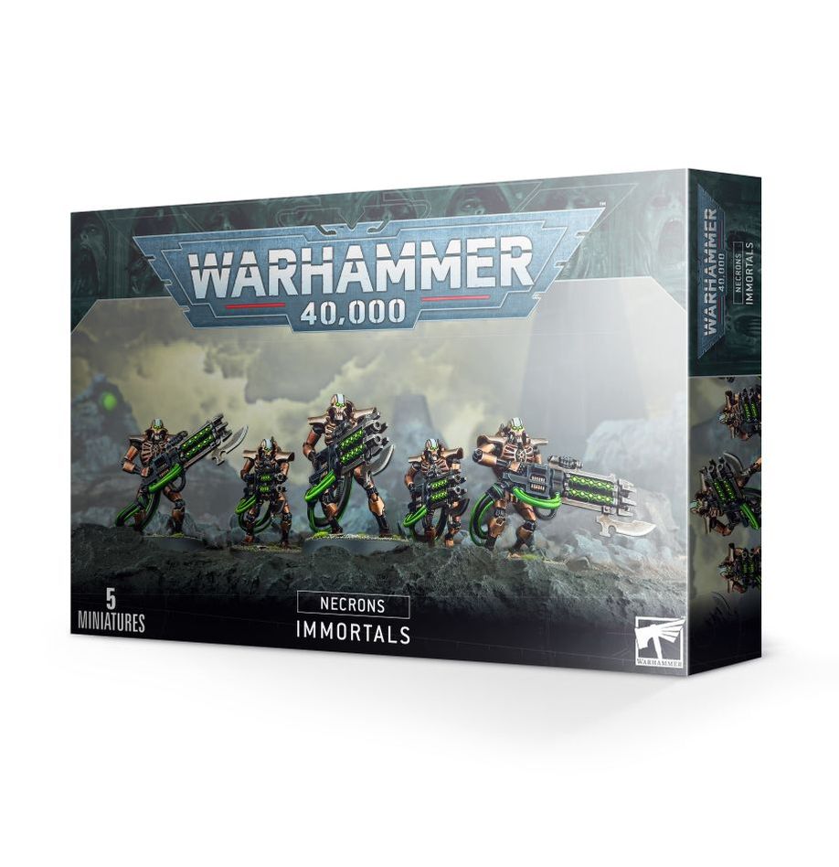 Warhammer 40000 - Necrons - Immortals / Deathmarks - [Sunshine-Coast] - Games Workshop - [RC-Car] - [Scale-Model]