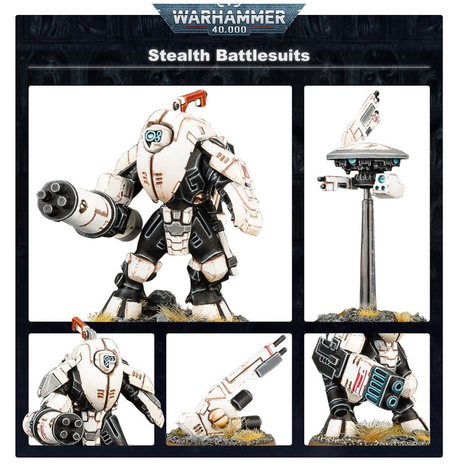 Warhammer 40000 - Tau Empire - Stealth Battlesuits - [Sunshine-Coast] - Games Workshop - [RC-Car] - [Scale-Model]