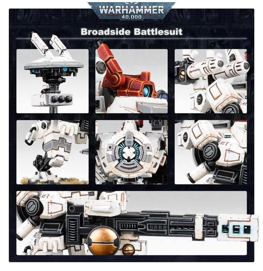 Warhammer 40000 - Tau Empire - Broadside Battlesuit - [Sunshine-Coast] - Games Workshop - [RC-Car] - [Scale-Model]