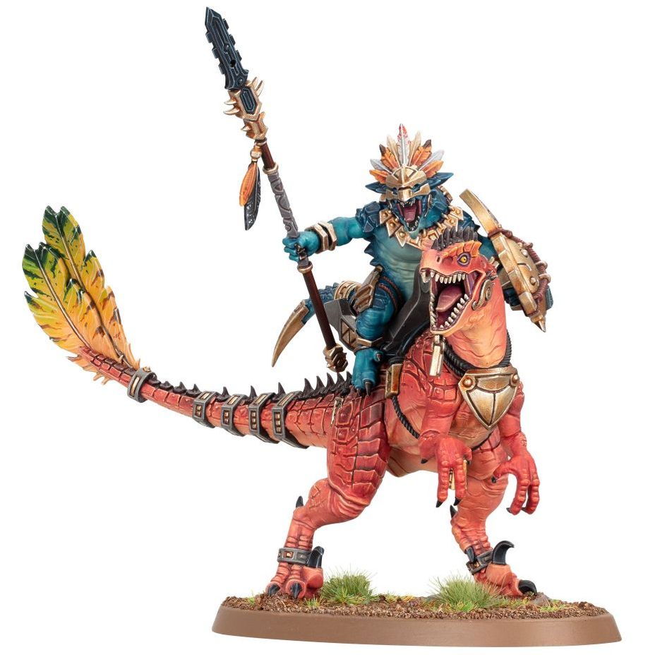 Warhammer- AoS - Seraphon - Aggradon Lancers