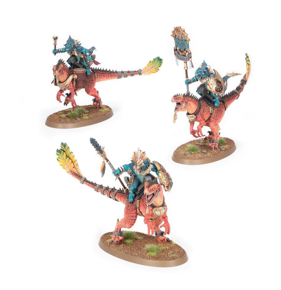 Warhammer- AoS - Seraphon - Aggradon Lancers