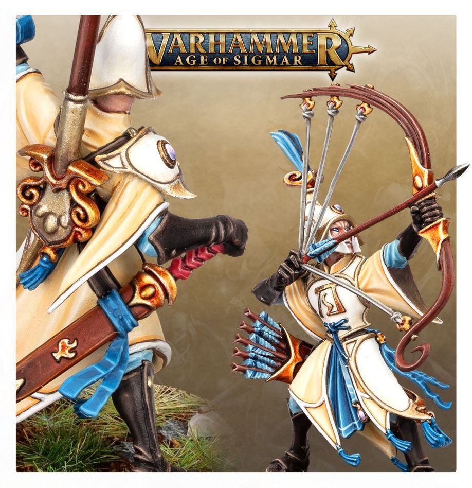 Warhammer- AoS- Lumineth Realm Lords: Vanari Auralan Sentinel - [Sunshine-Coast] - Games Workshop - [RC-Car] - [Scale-Model]