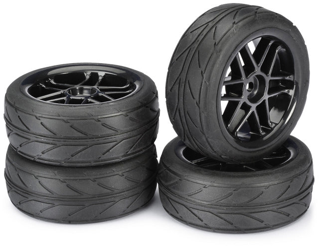 Absima Wheel Set Onroad – 5 Spoke Profile A Black 1:10 (4 pcs)