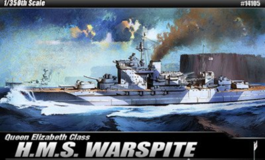 Academy 1/350 Queen Elizabeth Class "H.M.S.Warspite" Plastic Model Kit