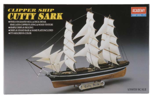 Academy 1/350 Cuttysark Plastic Model Kit