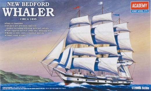 Academy 1/200 New Bedford Whaler Plastic Model Kit