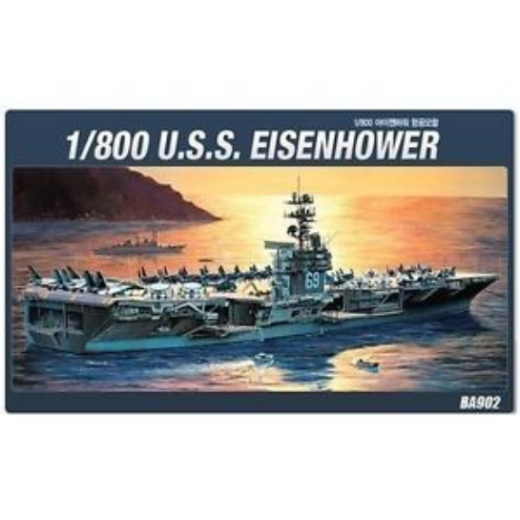 Academy 1/800 U.S.S. CVN-69 Eisenhower Plastic Model Kit