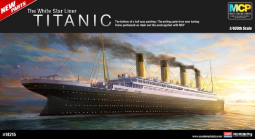 Academy 1/400 The White Star Liner Titanic MCP Plastic Model Kit