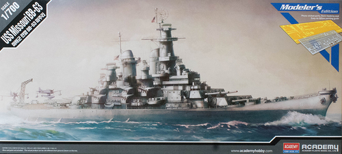 Academy 1/700 USS Missouri BB-63 Modeler's Edition Plastic Model Kit