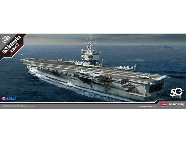 Academy 1/600 USS Enterprise CVN-65 Plastic Model Kit