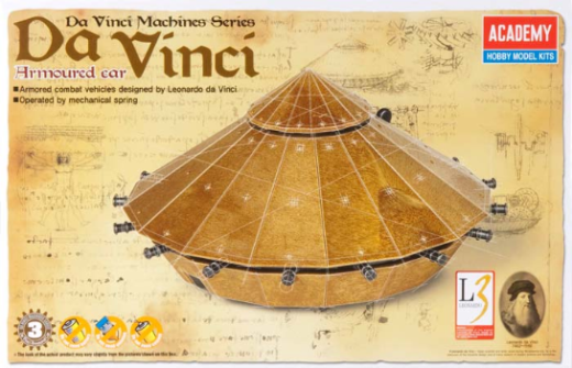 Academy Davinci Armored Car Plastic Model Kit