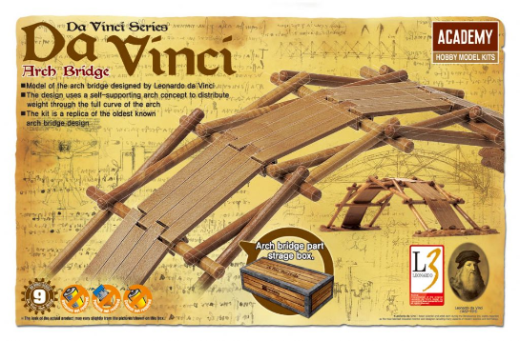 Academy Davinci Arch Bridge Plastic Model Kit