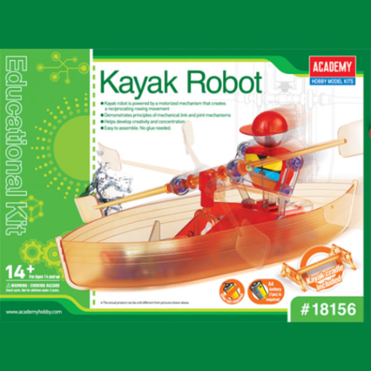 Academy Kayak Robot Plastic Model Kit