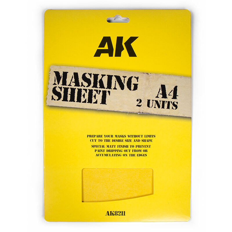 AK Interactive AK8211 A4 Masking Sheets - 2 Pack