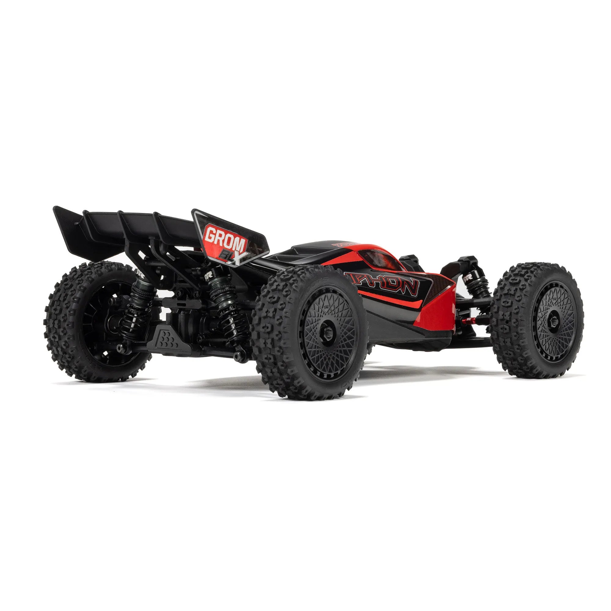 Arrma Typhon Grom 223S DSC Brushless 4X4 1/14 RC Buggy RTR, Red, ARA2306ST1