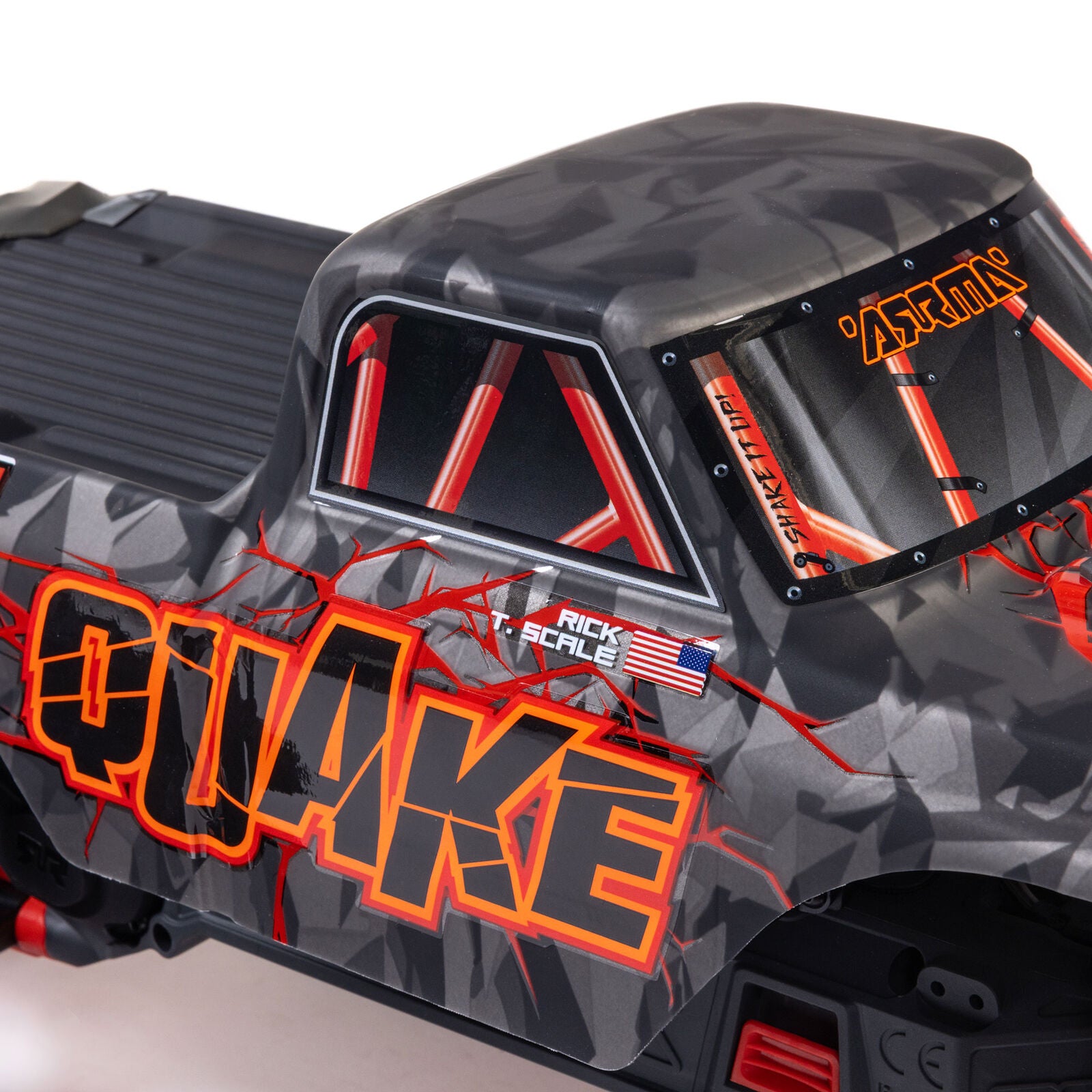 ARRMA Quake 223S BLX DSC 1/10 2WD Monster Truck RTR Red