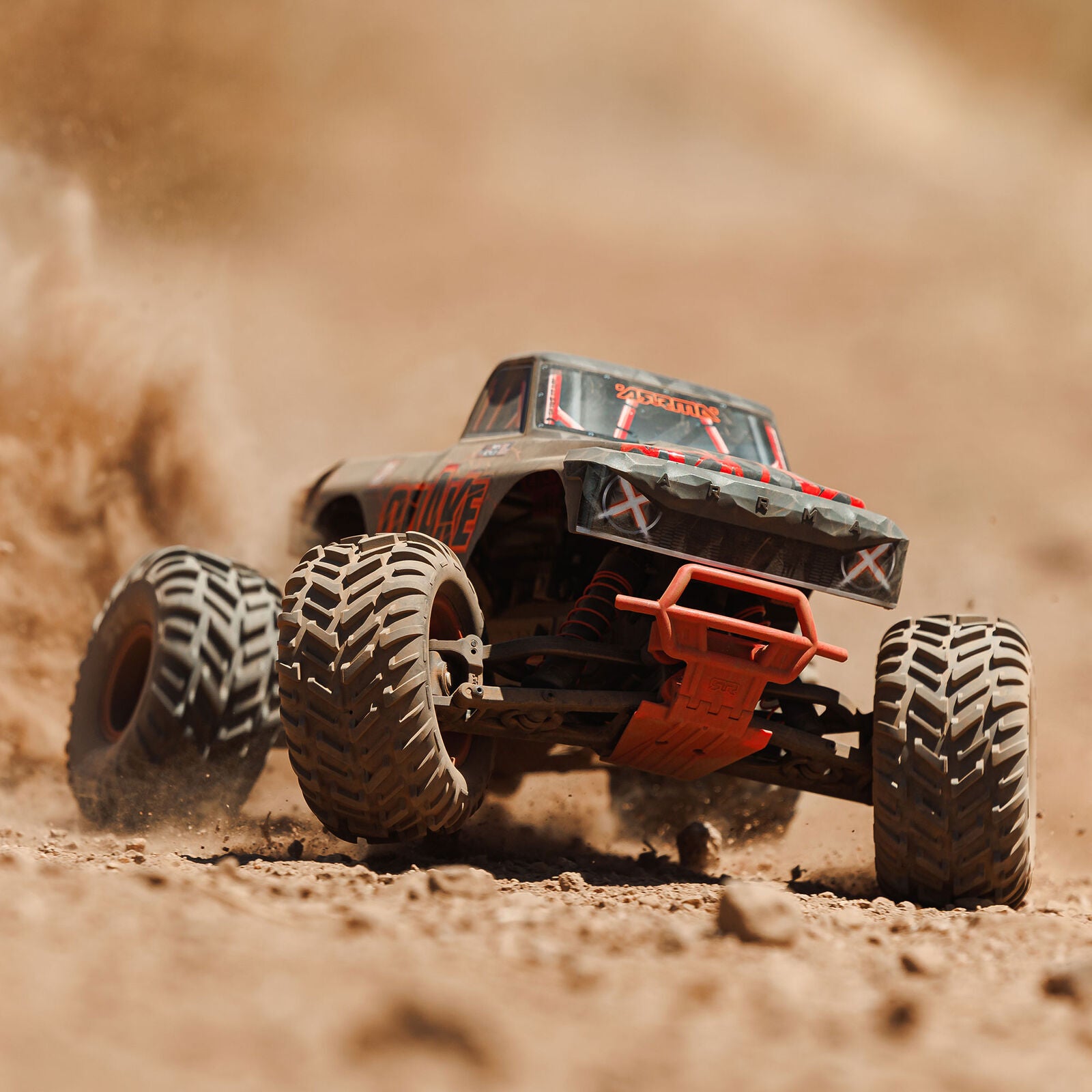 ARRMA Quake 223S BLX DSC 1/10 2WD Monster Truck RTR Red
