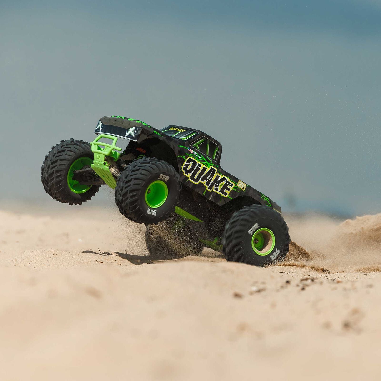ARRMA Quake 223S BLX DSC 1/10 2WD Monster Truck RTR Green