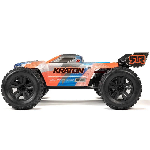 Arrma Kraton 6S BLX 4X4 1/8 Monster Truck RTR – Orange/Blue