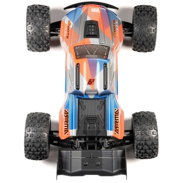 Arrma Kraton 6S BLX 4X4 1/8 Monster Truck RTR – Orange/Blue