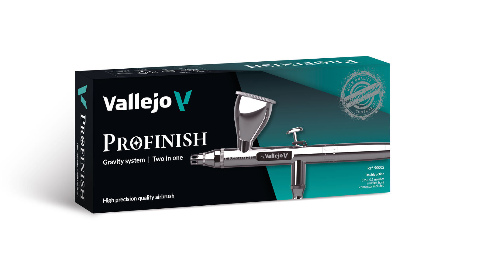 Vallejo Profinish 2-in-1 Professional Airbrush 0.2 & 0.3 (AV90002)