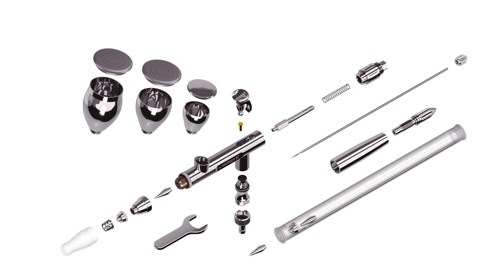 Vallejo Profinish 2-in-1 Professional Airbrush 0.2 & 0.3 (AV90002)