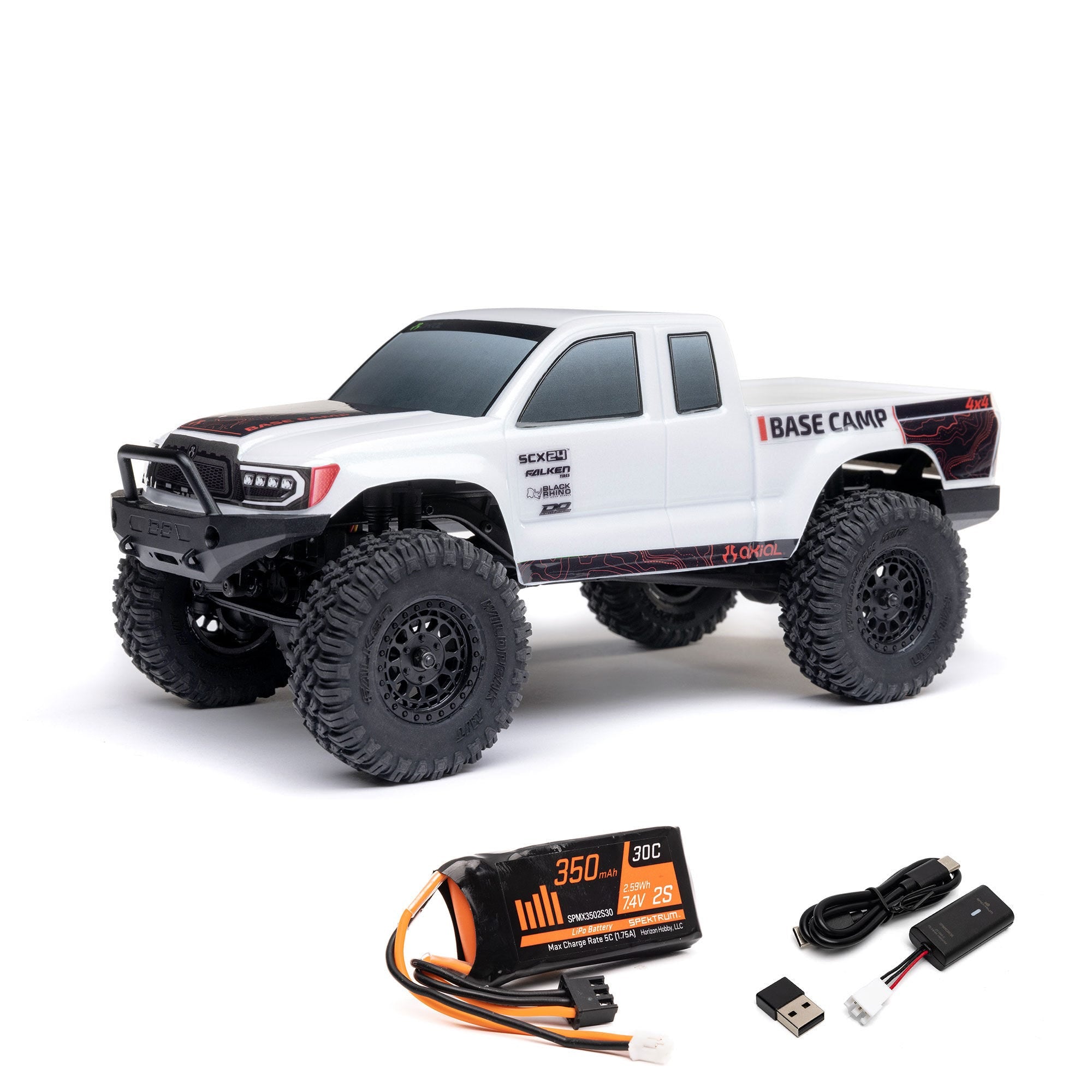 Axial SCX24 Base Camp 1/24 Rock Crawler, RTR (Choose Color)