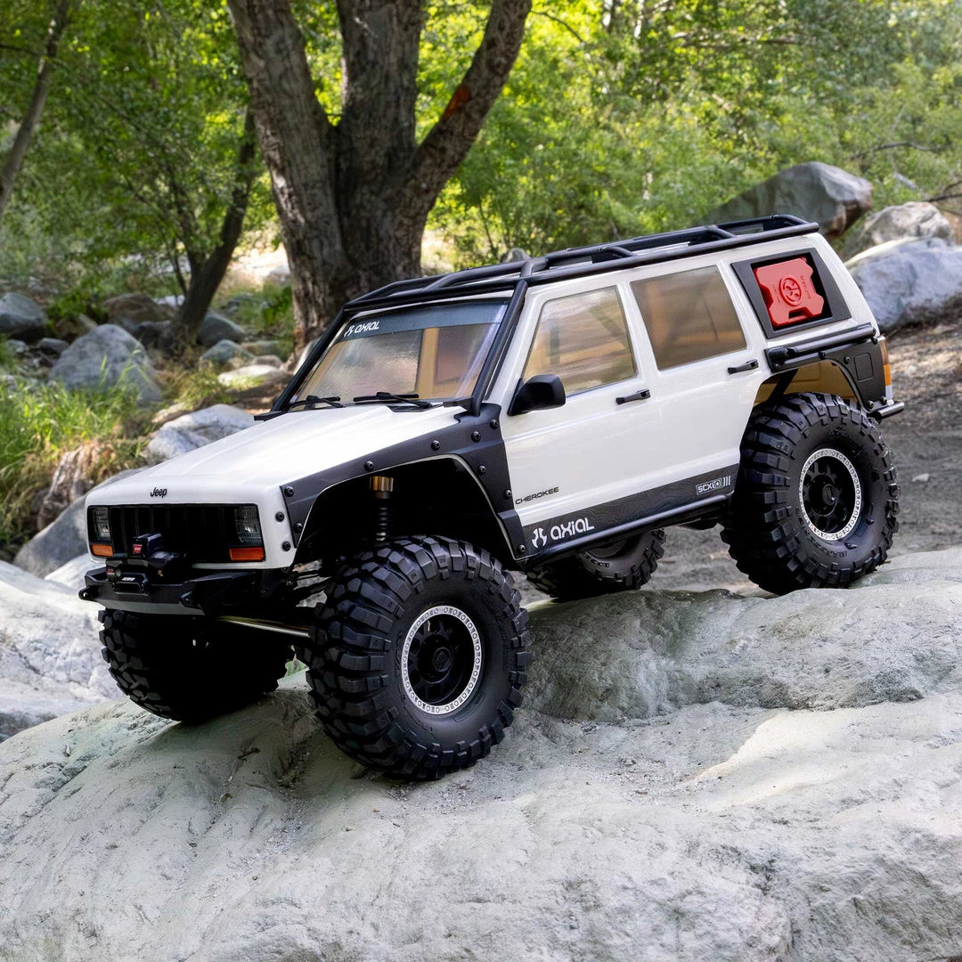 Axial SCX10 III Jeep Cherokee XJ 1/10 4X4 RTR, White - Pre-order