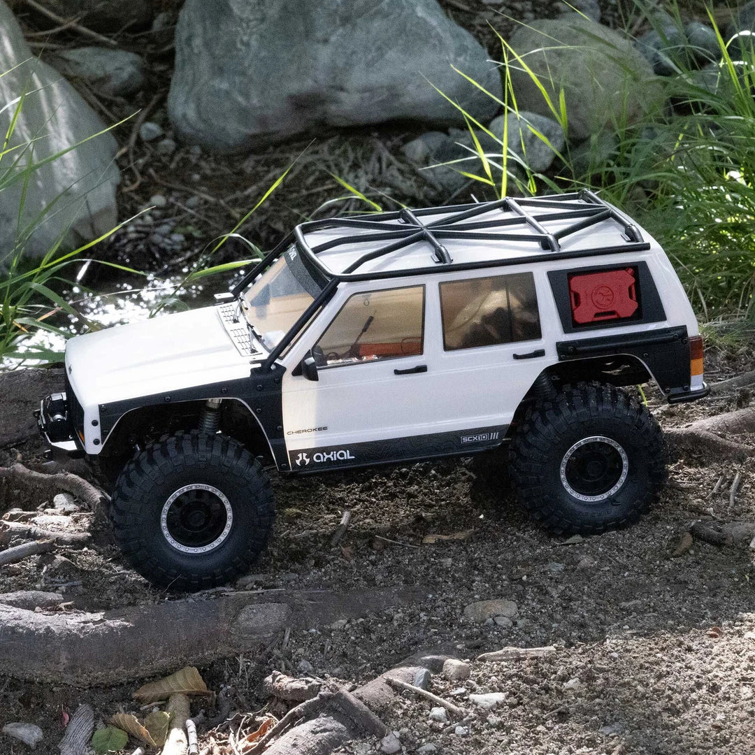 Axial SCX10 III Jeep Cherokee XJ 1/10 4X4 RTR, White - Pre-order