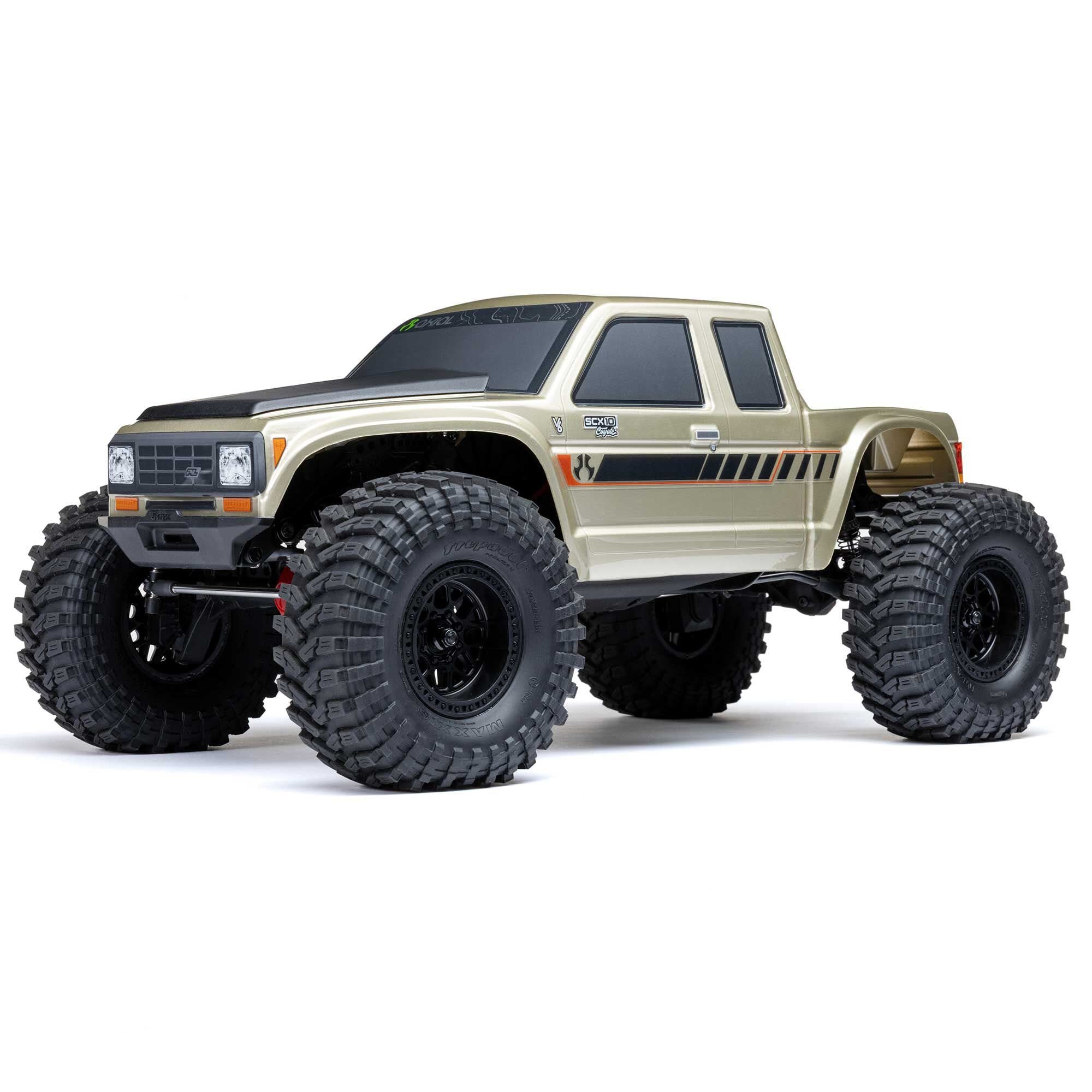 Axial SCX10 III Coyote 4WD Rock Crawler RTR with Battery and Charger, Gold