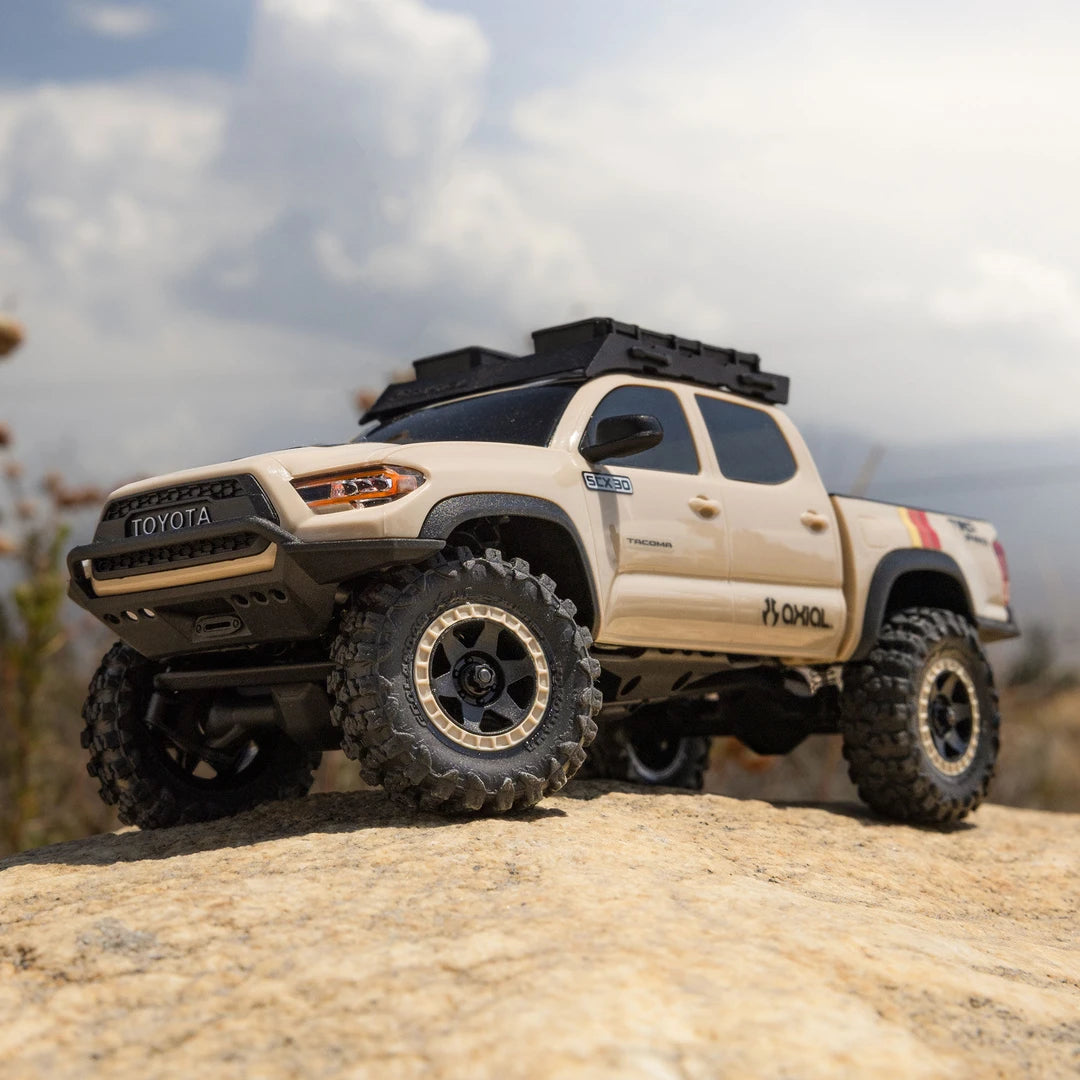 Axial SCX30 Toyota Tacoma TRD Pro Tan 1/30 RTR Crawler - Pre-Order