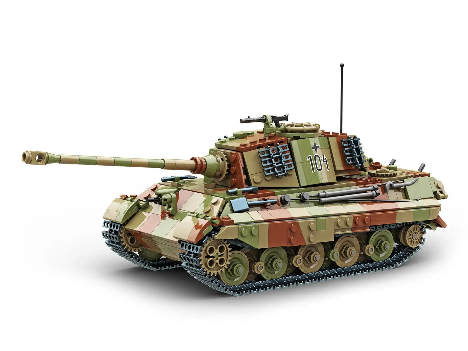Tiger II Tank in Camo