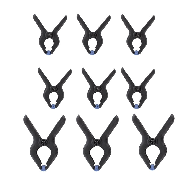 Bravo Handtools 110400 Nylon Grip Clamps - 9 Pack (75mm & 50mm)